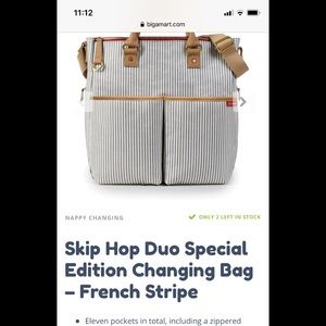 Very Nice and clean diaper bag.